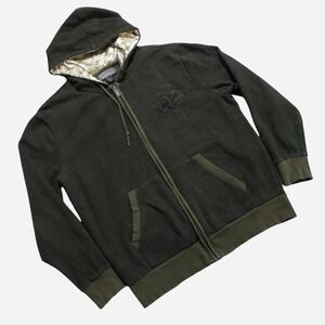 Mens Y2K Grunge Skater Streetwear Ezekiel Zip-up Striped Embroidered Hoodie